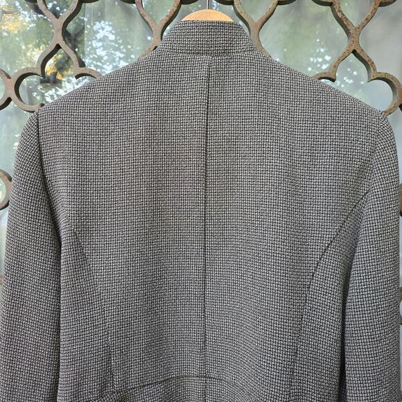 Petite Perceptions Womens Vtg 90s Old Money Houndstooth Toggle Button Jacket 8P - Picture 6 of 10